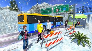 Big Mountain Snow Bus Driving - Screenshot 1