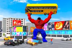 Flying Jet Robot - Car Game 3D - Screenshot 2