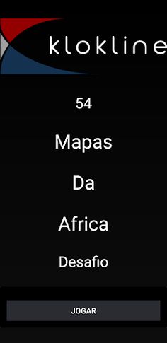 54 Mapas da África Desafio - Screenshot 1