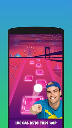 Jogo Luccas Neto - Tiles Hop - Screenshot 4