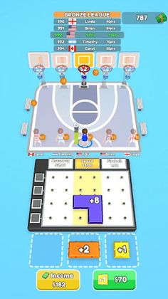 Basketball Idle Topper - Screenshot 2