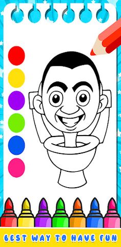 Skibidi Toilet Coloring Book - Screenshot 3