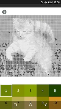 Cat Color Number - Pixel Art - Screenshot 4