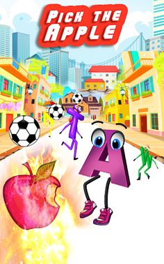 Letter Fun Run 3D Game - Screenshot 1