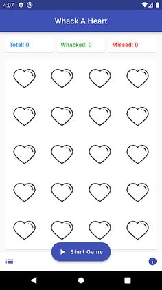 Whack a heart - Screenshot 2