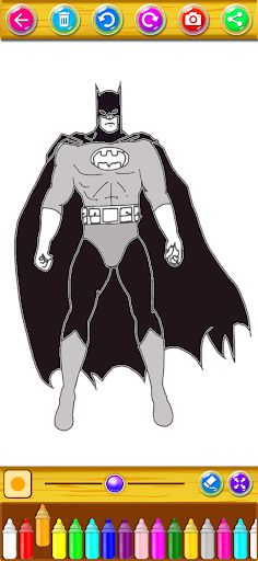 Super Heroes Coloring Book - Screenshot 4