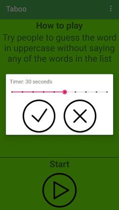 Taboo - Guess the word. Group - Screenshot 3