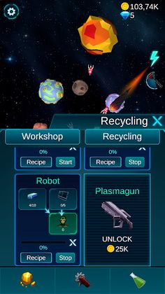Idle Space Miner: Lost Planets - Screenshot 1