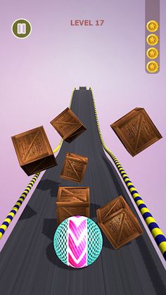 Rolling Balls Rush! Sky Run 3D - Screenshot 1