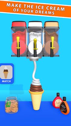 Ice Cream Making Cone ASMR - Screenshot 1