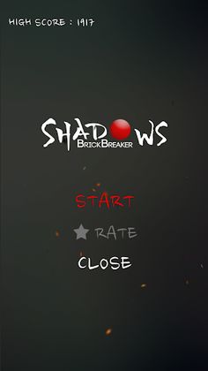 Shadows Brick Breaker - Screenshot 1
