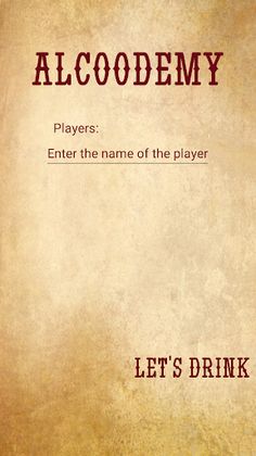 Alcoodemy - the drinking game  - Screenshot 1