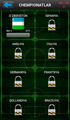Futbol jamoalarini toping - Screenshot 2