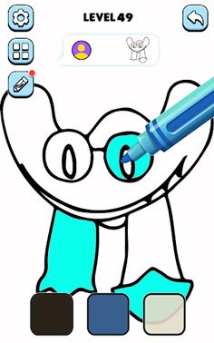 Rainbow Friends 2 Coloring - Screenshot 1