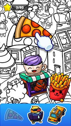 Sticker Puzzle - Coloring Game - Screenshot 2
