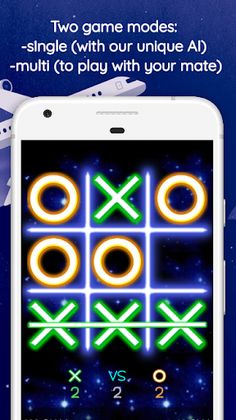 Tic Tac Toe Glowing - Screenshot 1