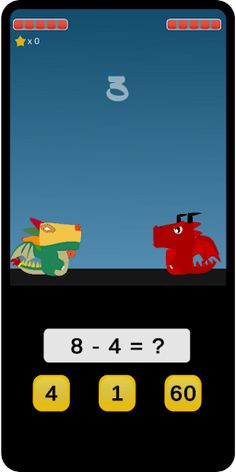 Dragon Math Battle - Screenshot 2