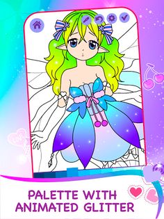 Magic Fairy Coloring Book for - Screenshot 4