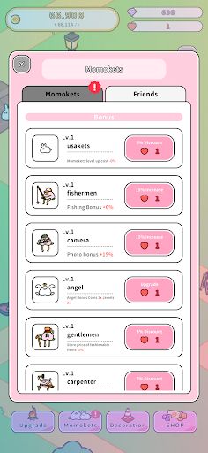 MomoTopia - Momokets Idle game - Screenshot 4