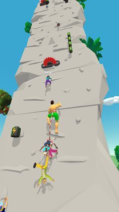 Rock Climber: Save the Dudes - Screenshot 1