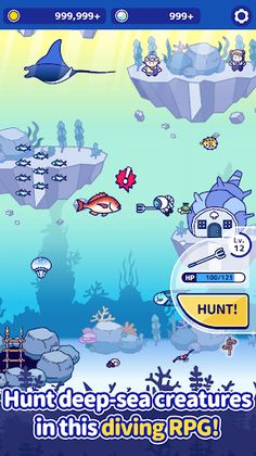 Deep Sea Hunt: Diving RPG - Screenshot 1