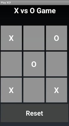 X vs O Game - Screenshot 3