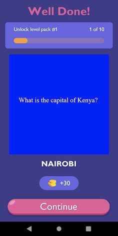African Countries Capital Quiz - Screenshot 2