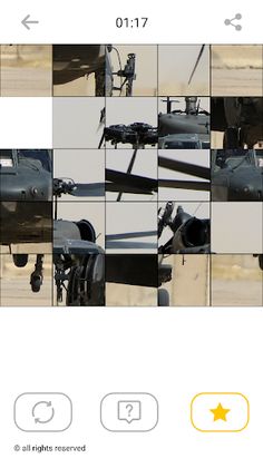 Helicopter Mosaic Puzzles - Screenshot 4