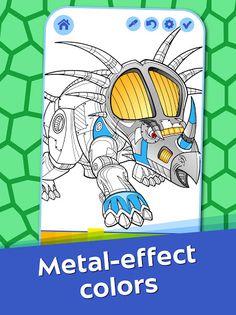 Dino Robots Coloring for Boys - Screenshot 2