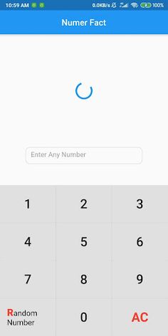 NumberFact - Screenshot 1