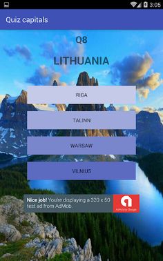 Capitals Quiz - Screenshot 4