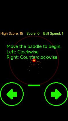 Fire Ball Circle Pong - Screenshot 1