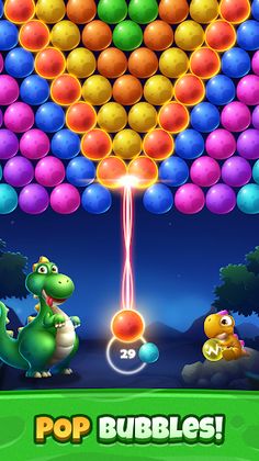 Bubble Shooter Primitive Eggs - Screenshot 2