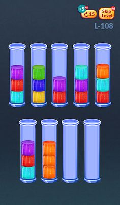 Jelly Sort Puz - Color Puzzle - Screenshot 3