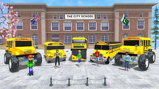 City School Bus Driving Sim:3D - Screenshot 2