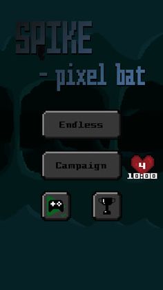 Spike, pixel bat - Screenshot 1