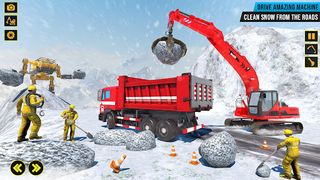 Snow Excavator Sim Crane Game - Screenshot 3