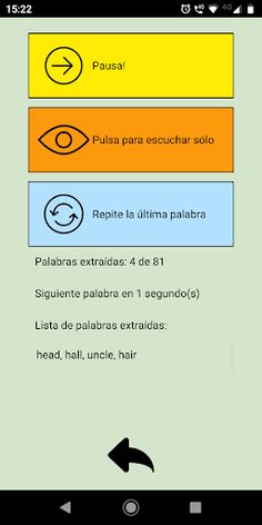 Juego de palabras en inglés - Screenshot 3