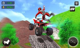 Quad Bike Offroad Drive Stunts - Screenshot 1