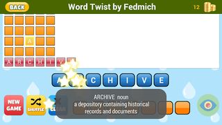 Word Twist game by Fedmich - Screenshot 2