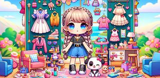 DIY Paper Doll Chibi DressUp - Screenshot 1