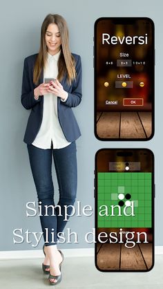 Reversi. Board abstract Game - Screenshot 2