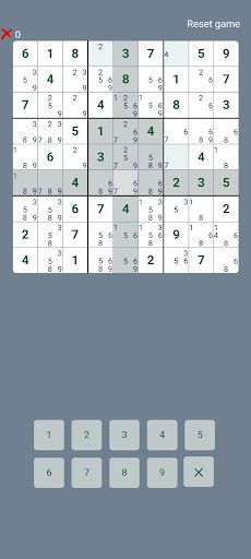 Sudoku trainer - Screenshot 1