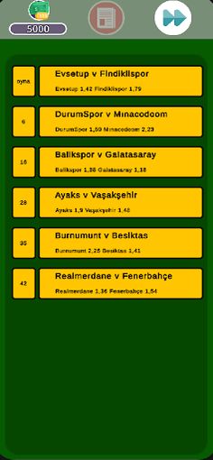 İddia oynama simülasyonu - Screenshot 1