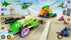 Heli Robot Car Game:Robot Game - Screenshot 4