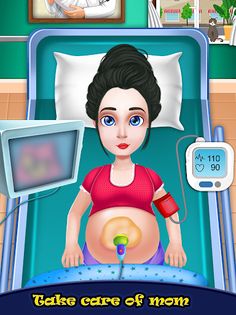 Pregnant mom babysitter game - Screenshot 3