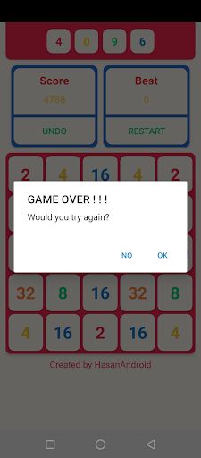 2048 / HasanAndroid - Screenshot 4