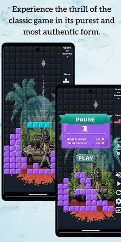 RetroBrick Game Classic Blocks - Screenshot 2