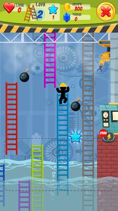 Stickman hook stairs game - Screenshot 3