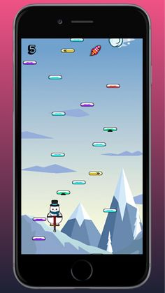 Bouncy Snowman - Screenshot 1